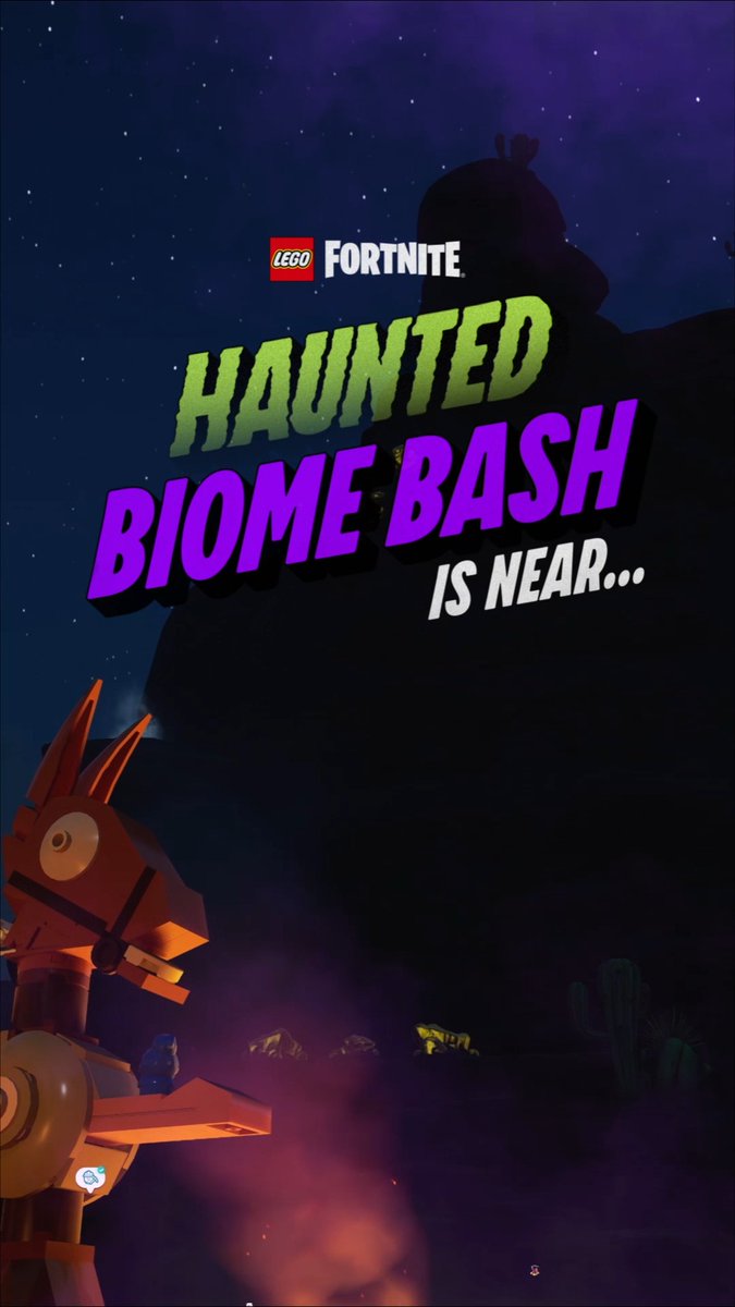 Ready or not, here it comes! 👻🎃 Prepare your most chilling builds, the Haunted Biome Bash is happening soon!
