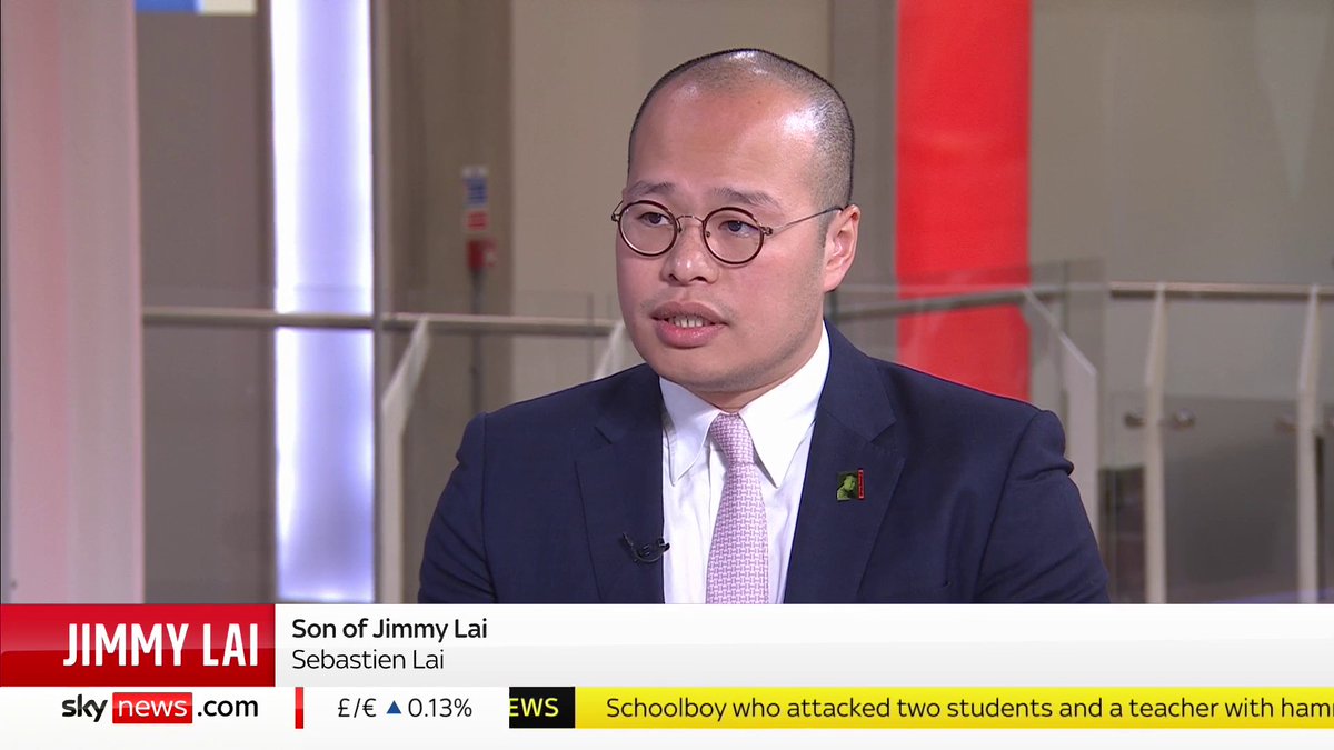 "It's about bringing my father home, but it's also about saving his life." Sebastien Lai urges the UK govt to take action on getting his father, Jimmy Lai, released from prison in Hong Kong - adding that the 76-year-old's health is deteriorating. Latest: