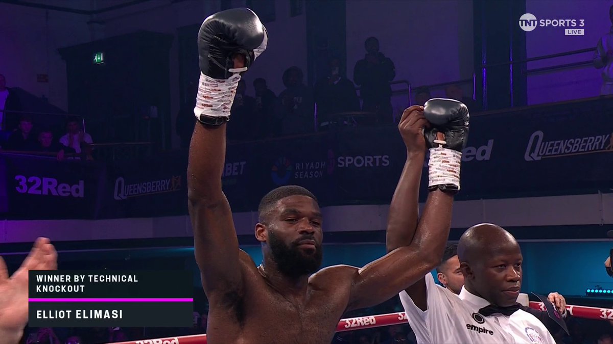 A perfect professional debut by Elliot Elimasi 🥊 #GilleyMcGann | #FightNight | LIVE on TNT Sports 3 and discovery+