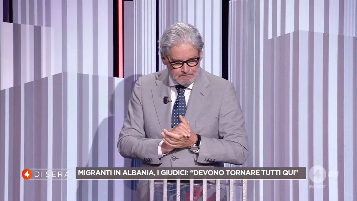 Giuseppe Cruciani: "Consiglio al Presidente Meloni di continuare dritto per questa strada anche andando contro la decisione della Magistratura" #4disera