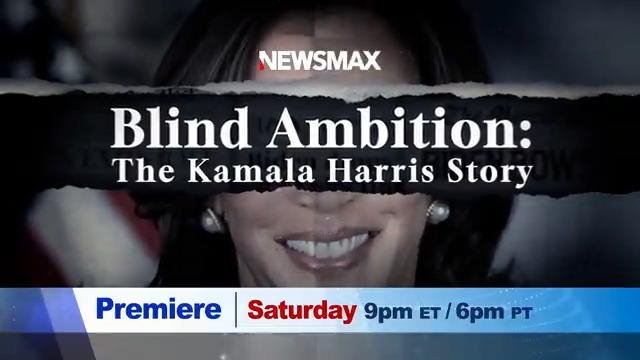 EXCLUSIVE PREMIERE: She didn’t receive a single primary vote and now Kamala Harris could hold the most powerful job in the world. Find out about her stunning rise to power in "Blind Ambition: The Kamala Harris Story," premiering Saturday at 9 PM ET on NEWSMAX. More: