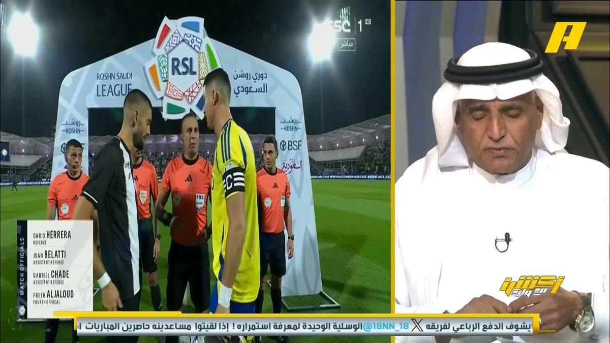 المستشار التحكيمي- محمد فودة: - د55 كان يجب طرد تاليسكا - لا يوجد ضربة جزاء غير محتسبة لحمدالله #أكشن_مع_وليد #النصر_الشباب يعرض الآن على شاشة MBC Action يأتيكم يوميًا الــ 11:30 بتوقيت السعودية يمكنكم متابعة الحلقة مباشرة