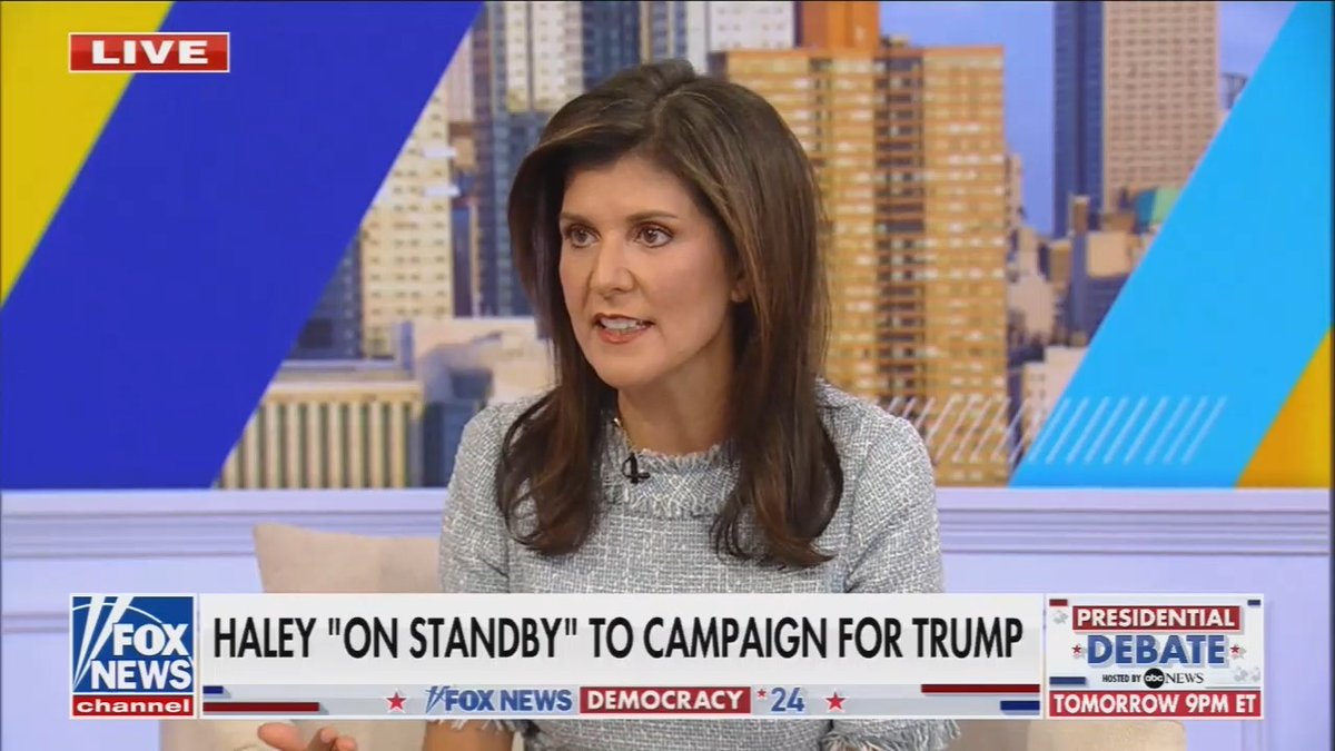 BREAKING: Nikki Haley admitted that Kamala Harris has a large lead among women voters because Donald Trump and JD Vance have been remarkably offensive. Retweet to make sure all Americans see Nikki Haley bash Trump and Vance.