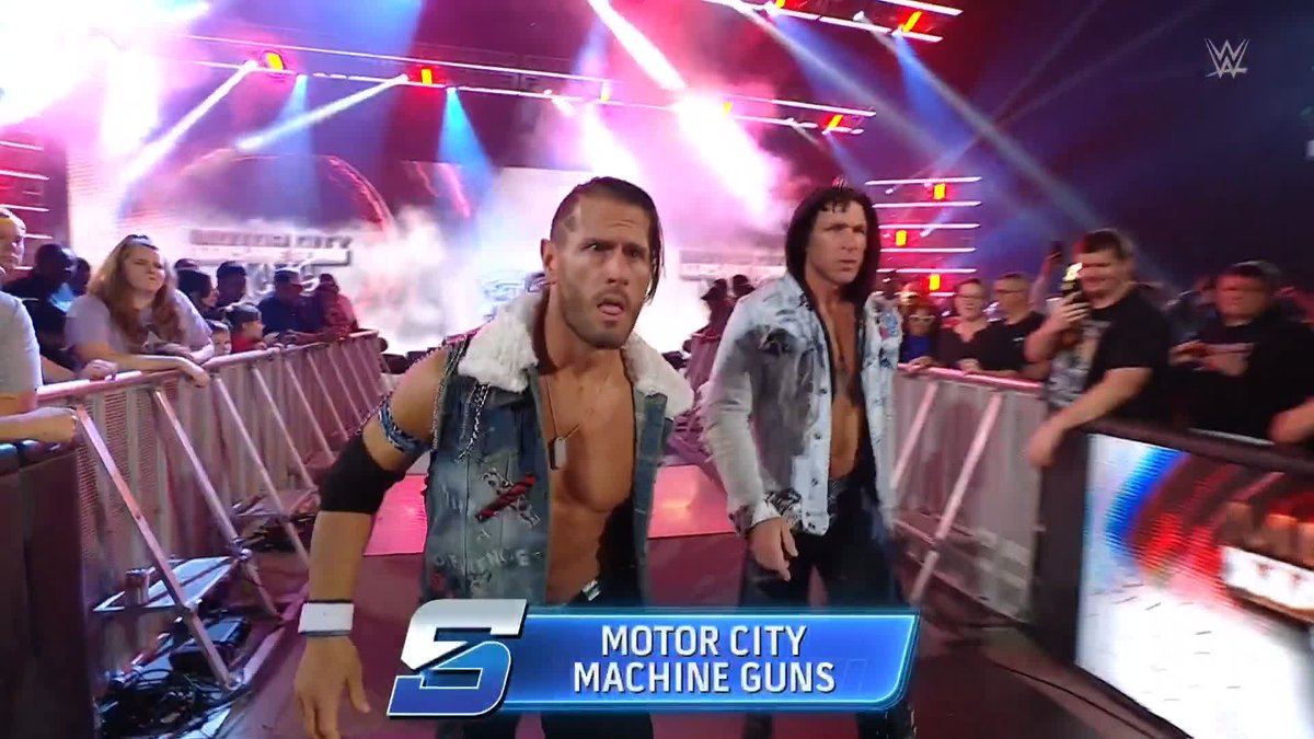 MOTOR CITY MACHINE GUNS ARE HERE!!! 🔥 #SmackDown