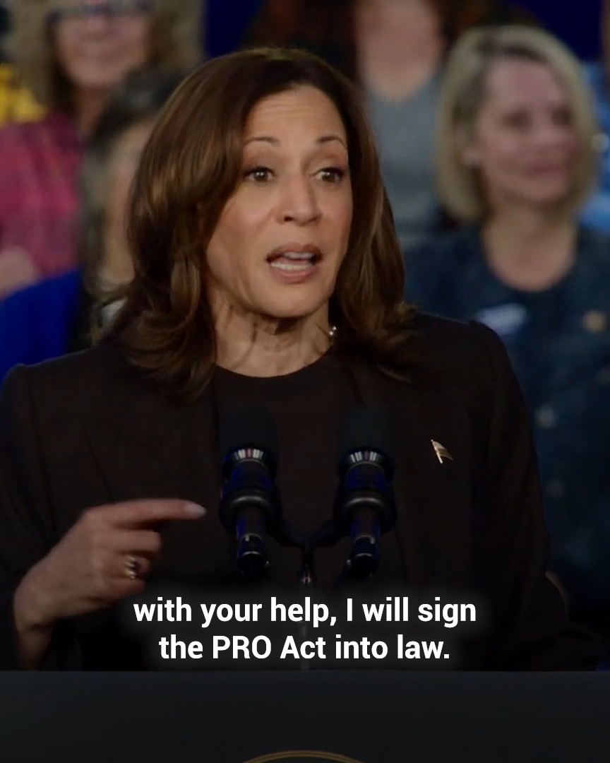 As president, I will sign the PRO Act into law and make it easier to join a union.