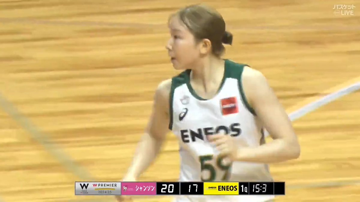 #星杏璃 怪我を乗り越え9か月ぶりの出場🙌 復帰後すぐの3Pにベンチも大盛り上がり🎊 #シャンソン 🆚 #ENEOS #大樹生命 #Wリーグ 第2週｜GAME1 ▶視聴はコチラ #バスケットLIVE ライブ/見逃し配信中📡 #みようよWリーグ #行こうよWリーグ W LEAGUE（Wリーグ） ENEOSサンフラワーズ🌻ENEOS Sunflowers【公式】