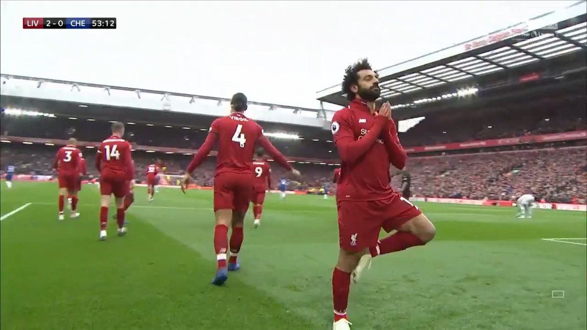 "SALAHHHH...OHHHHHHH" 💥 Listen to the bedlam as that rockets into the top corner😮💨