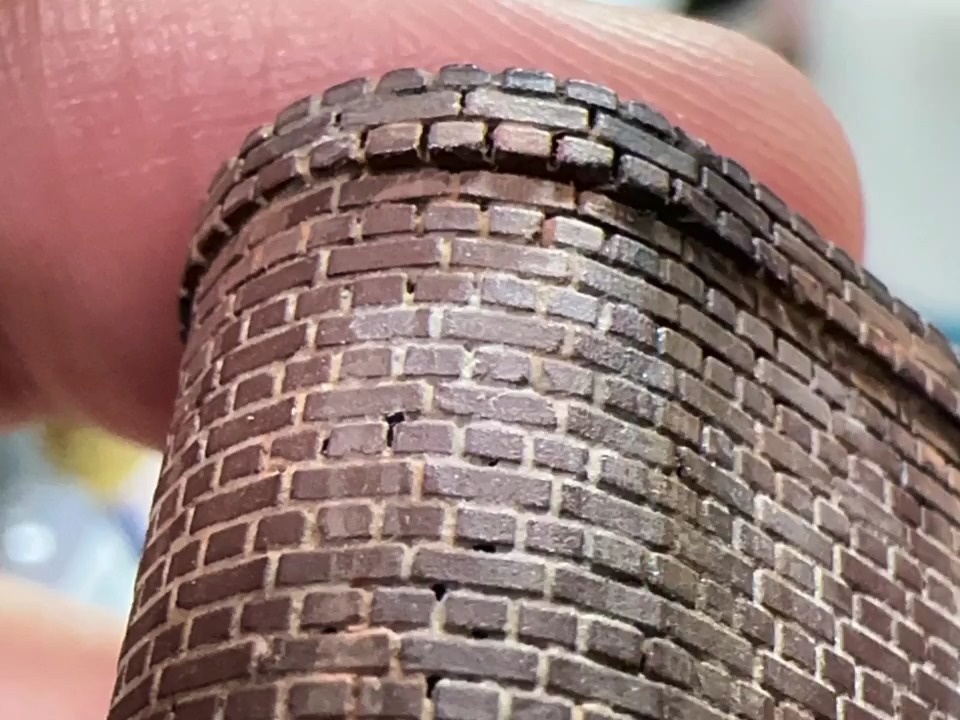 【美作線のひみつ】その8 砂利と3D橋脚をジップロックに入れてシャカシャカ振ってみたんです！ そうしたらレンガの端が欠けてめっちゃ味が出たんです！ #鉄道模型 #Nゲージ #Bトレ #ジオラマ