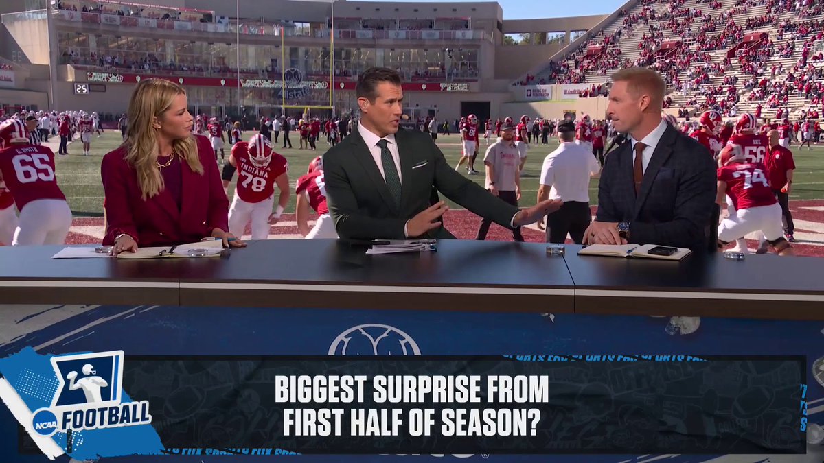 What's been the biggest surprise in the first half of the season? 🤔 @JoelKlatt, Brady Quinn and Jenny Taft share their thoughts 💭