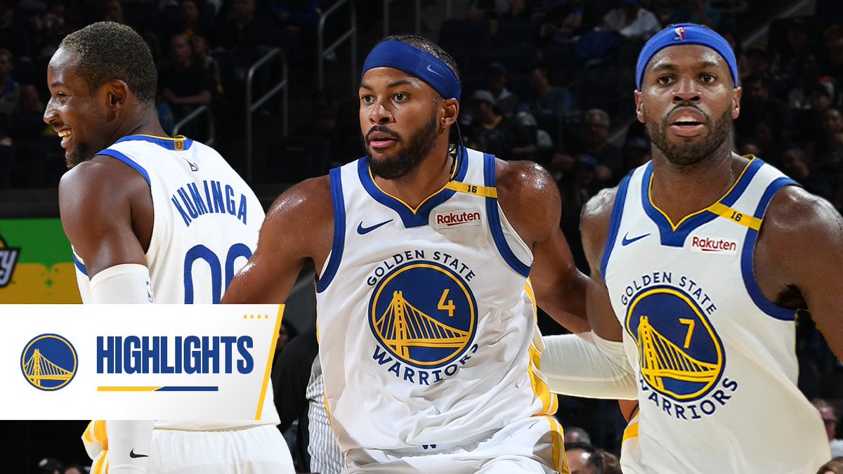 The best of the best from the Dubs' 6-0 preseason run 🤩