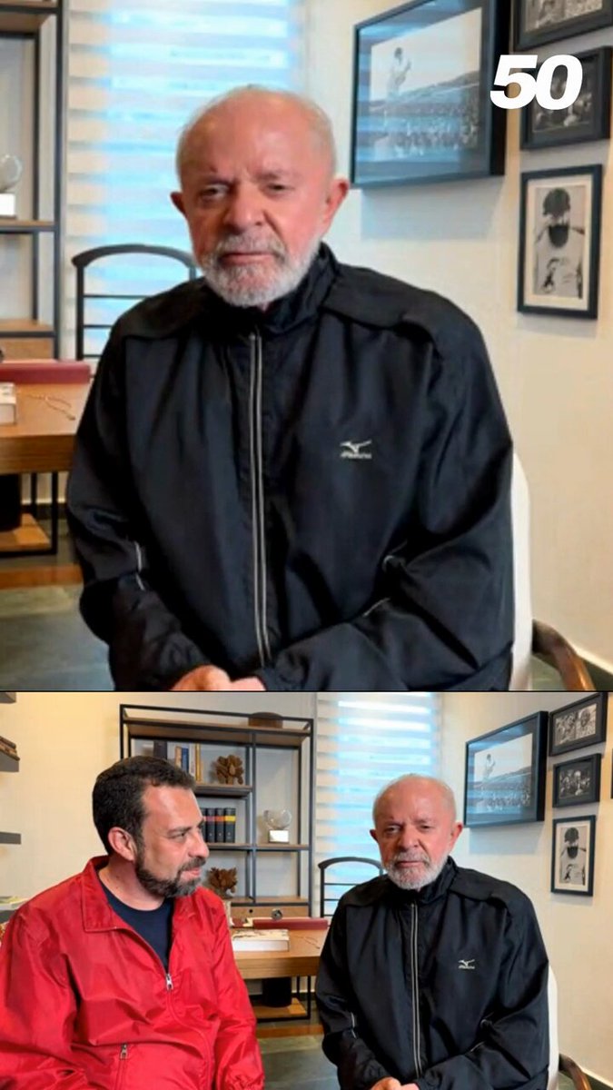 O presente pro presidente Lula e para São Paulo é o voto 50!
