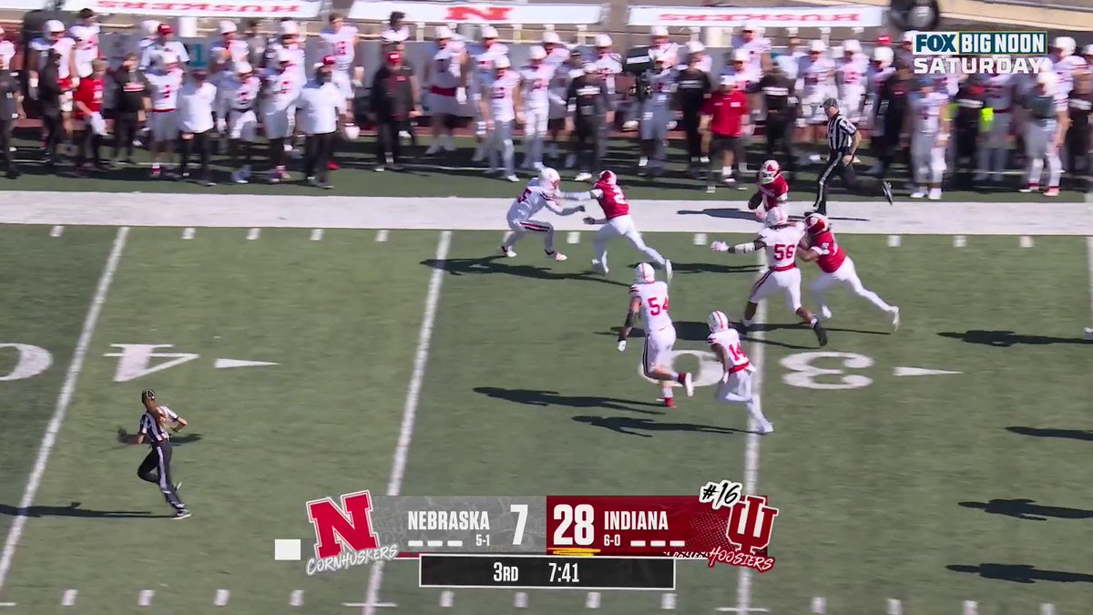 PICKED OFF!!!! 78 YARDS!!!!! Indiana Football 🔥