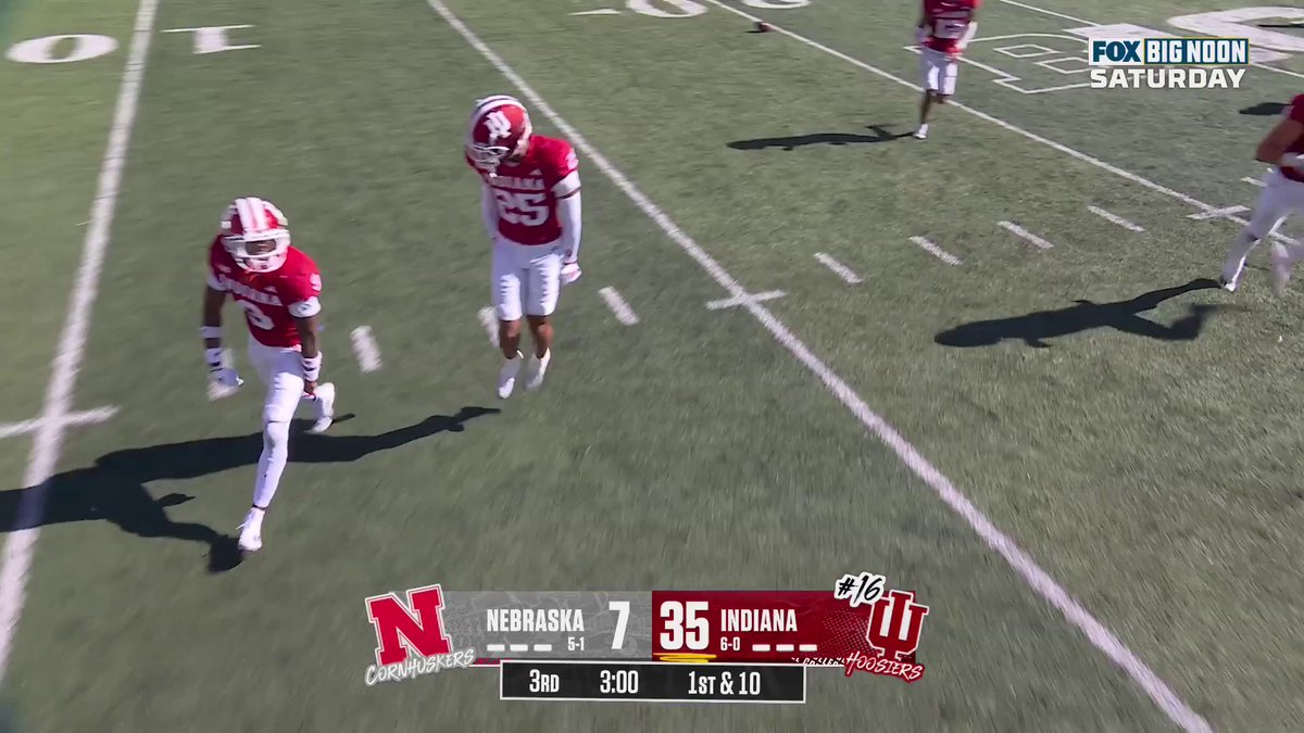 Hoosiers pick off Dylan Raiola AGAIN!!! 😤 Don't mess with this Indiana Football defense 🔥
