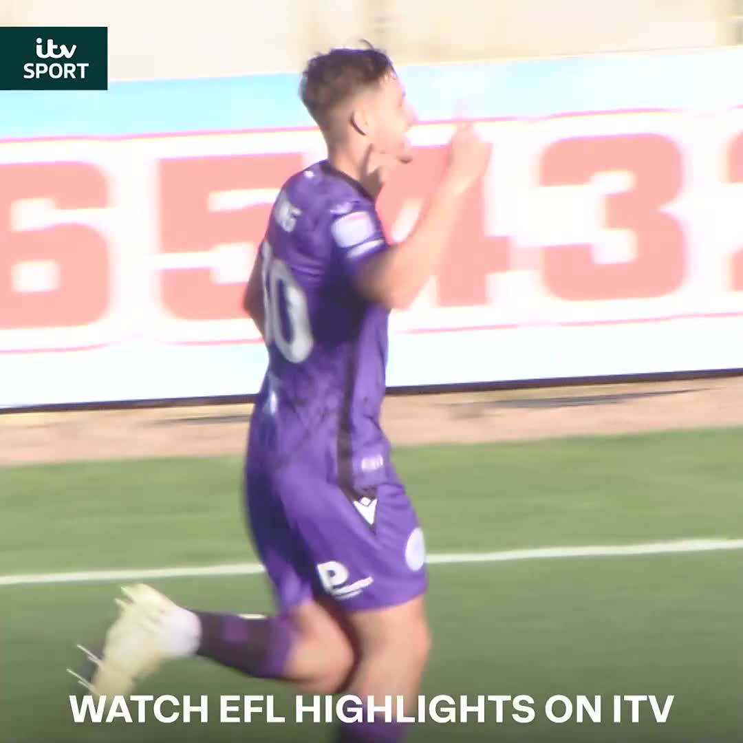 Unstoppable free-kick from Stevenage FC 🔴⚪'s Jake Young! 🎯 EFL Highlights are on ITV4 at 9pm tonight