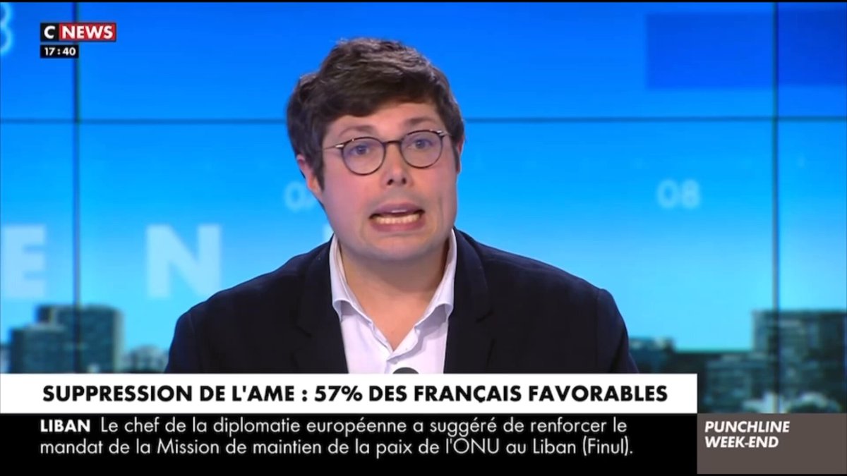 « Oui, il faut réformer l'#AME ! Il est anormal que des étrangers qui n'ont jamais cotisé sur notre sol puissent bénéficier de soins de confort notamment dentaires ou de chirurgie plastique alors que beaucoup de Français qui cotisent n'arrivent pas à y accéder !» CNEWS