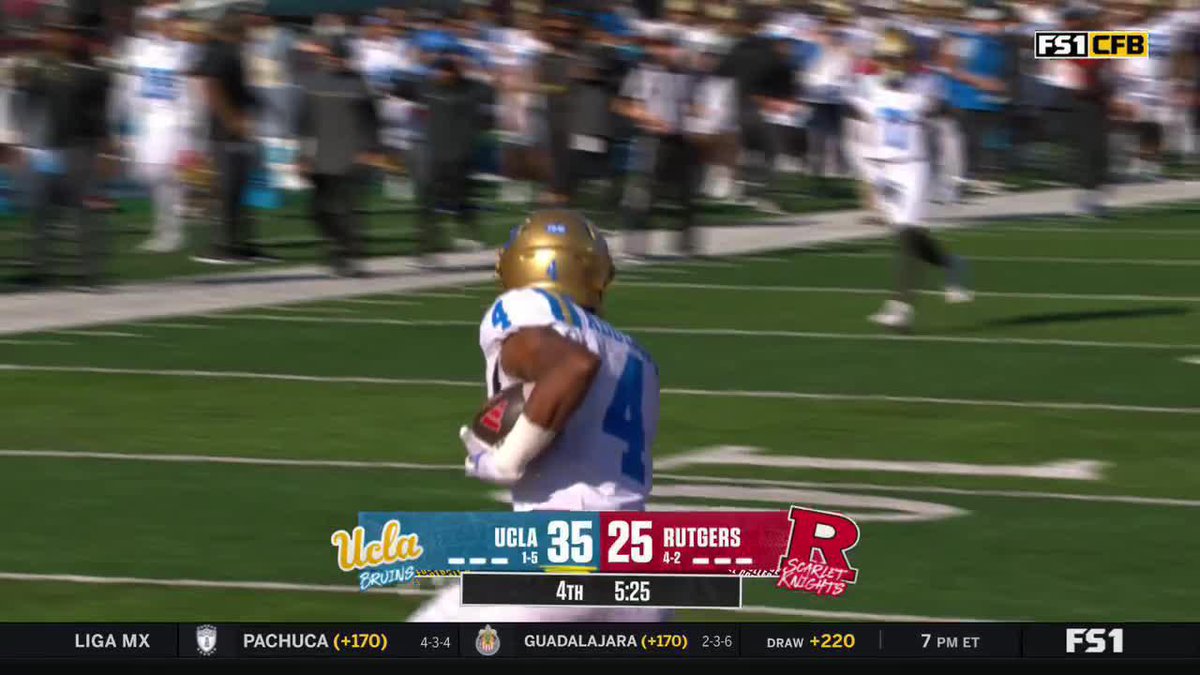INTERCEPTED BY BRYAN ADDISON 🗣️ UCLA Football gain possession. #B1GFootball on FS1 📺
