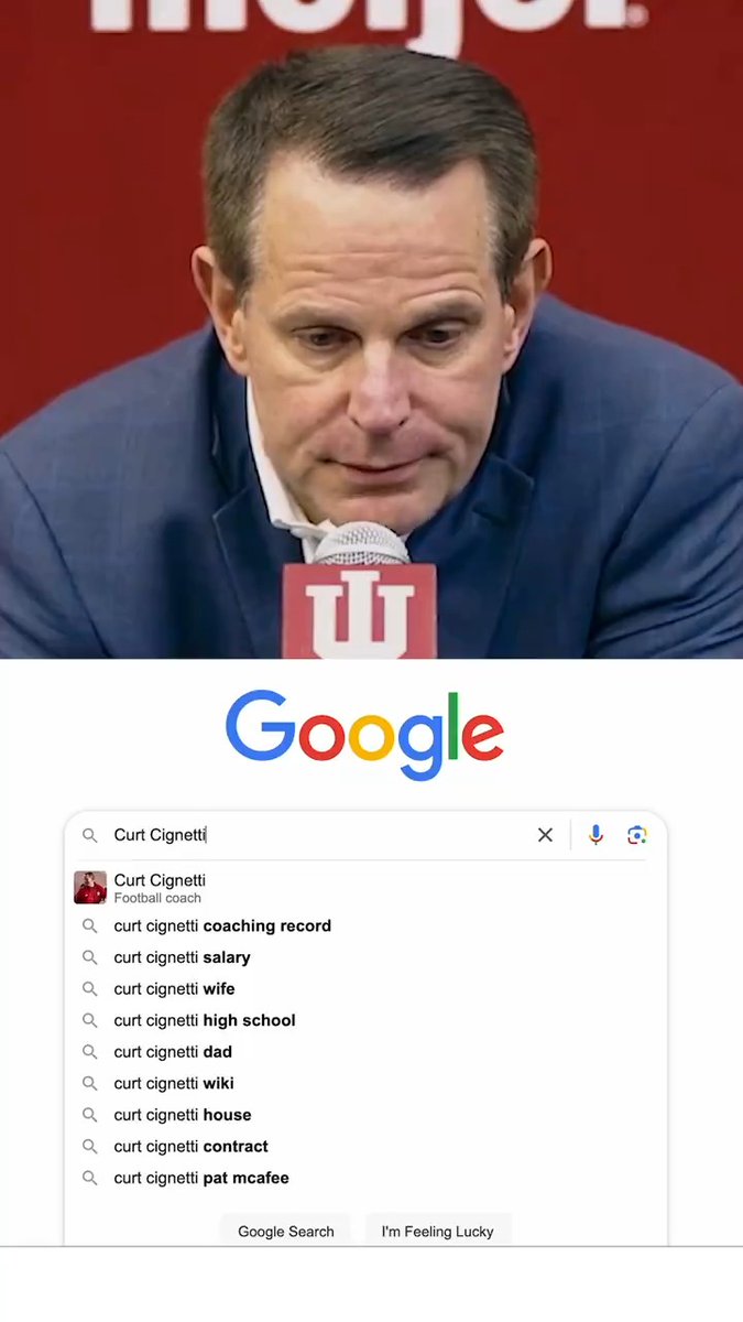 Curt Cignetti? Google him 😏🔥 Indiana Football stays undefeated 💯