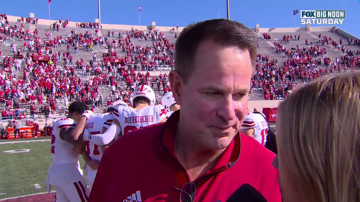 "I didn't like my first day here how gloomy everything was about football, so I had to set an expectation level and create some excitement." Jenny Taft speaks with Indiana Football's Curt Cignetti after a dominant win over Nebraska ⬇️👏