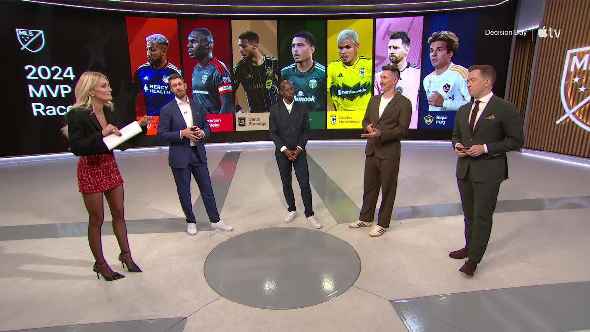 MVP picks... ▪️ Kaylyn Kyle: Messi ▪️ Sacha Kljestan: Lucho Acosta ▪️ Andrew Wiebe: Cucho Hernandez ▪️ Brad Wright-Phillips: Evander The MVP debate got heated on MLS Countdown.. who won the debate? 👀