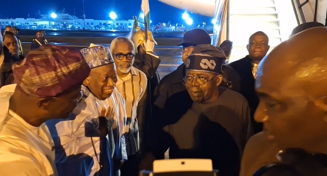 ‘Back To Continue The Good Work,’ Gbajabiamila, Others Welcome Tinubu