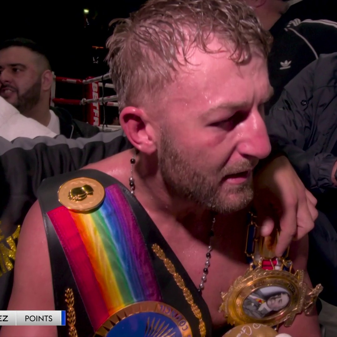 Edmondson reacts to becoming new British &amp; Commonwealth light heavyweight champion 👑