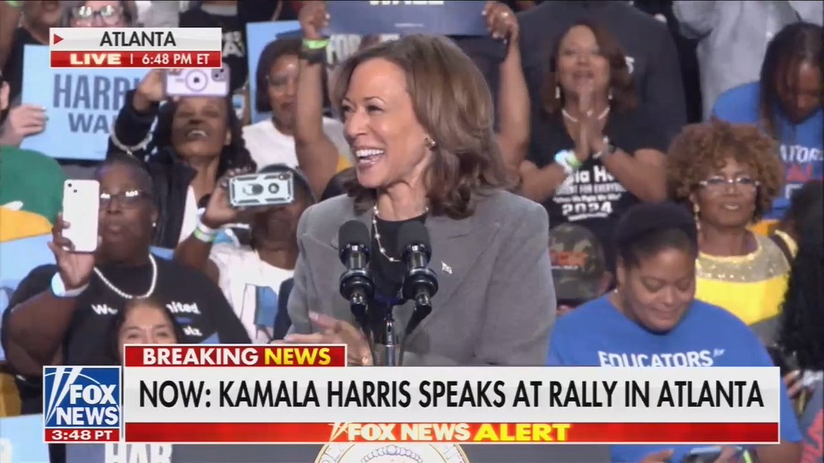 BREAKING: Fox News just abandoned covering Trump’s rally to cover Kamala’s rally. This is awesome.