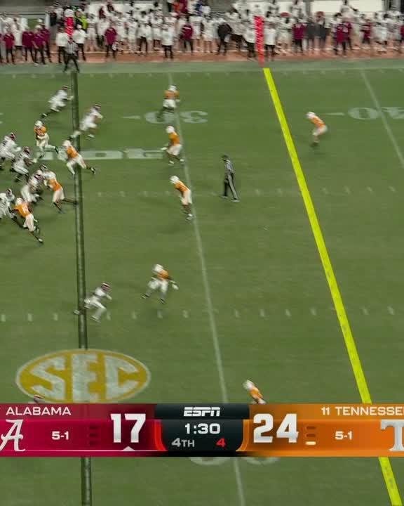 TENNESSEE HANDS ALABAMA ITS SECOND LOSS OF THE SEASON 😳