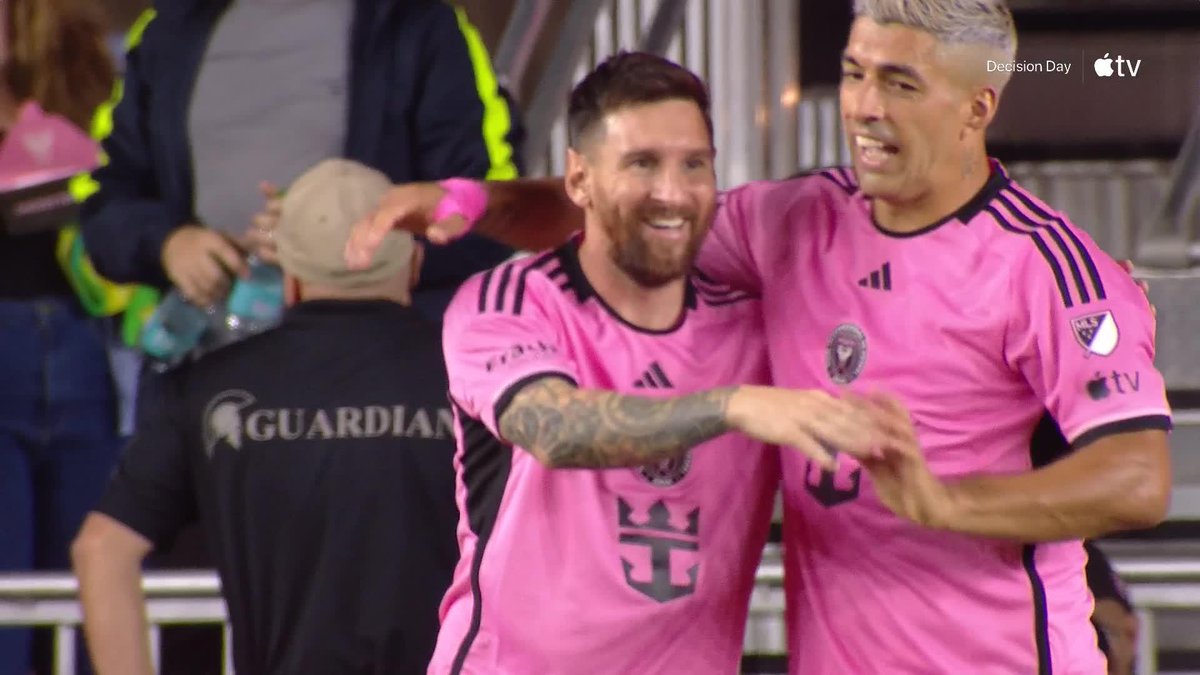 THAT'S A MESSI BRACE! Two goals in three minutes to lock-up the MLS single-season points record for Inter Miami CF.