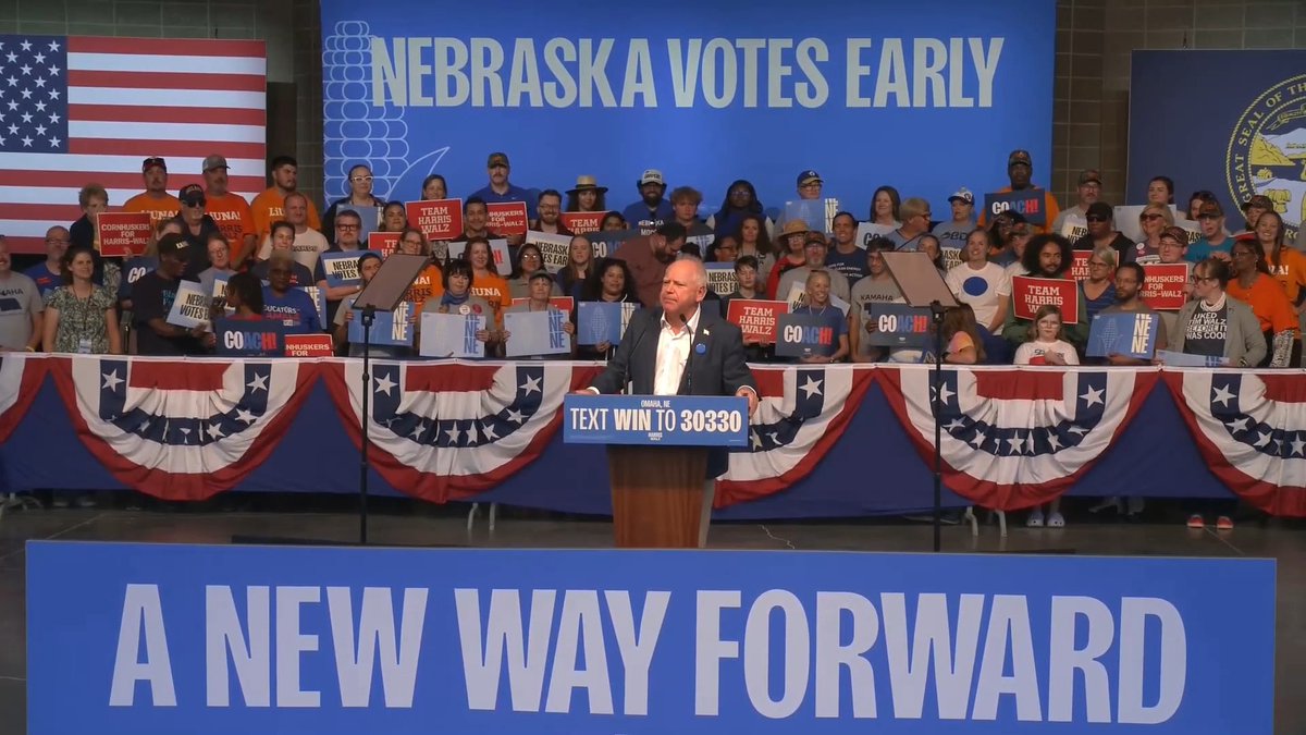 Gov. Walz: It takes a little stamina to run for president, it takes a lot of stamina to be president. Trump's handlers pulled him out of interviews and admitted he's exhausted. I don't care how tired this guy is. I can promise you he's not nearly as exhausted as we are with his crap
