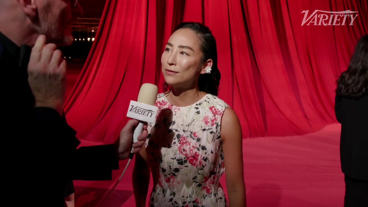 Will we see the elections on the next season of "The Morning Show"? Greta Lee weighs in. | #AcademyMuseumGala