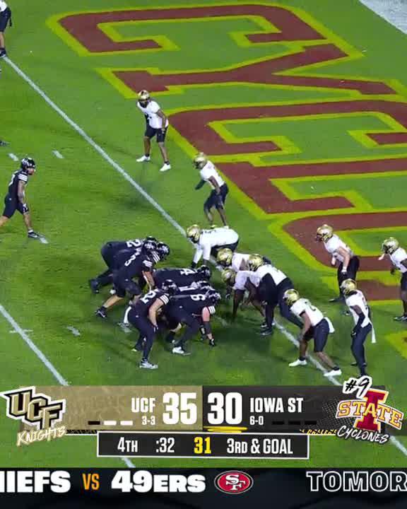 ROCCO BECHT PUTS THE CYCLONES ON HIS BACK ๐ช๏ธ #Big12FB | ๐บ FOX College Football