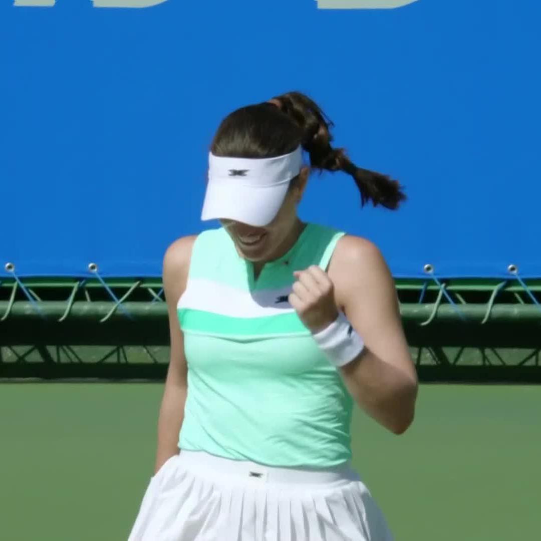 Into her first ever final on the Hologic WTA Tour ๐ Kimberly Birrell moves past Ito in straight sets! #KinoshitaJOTennis