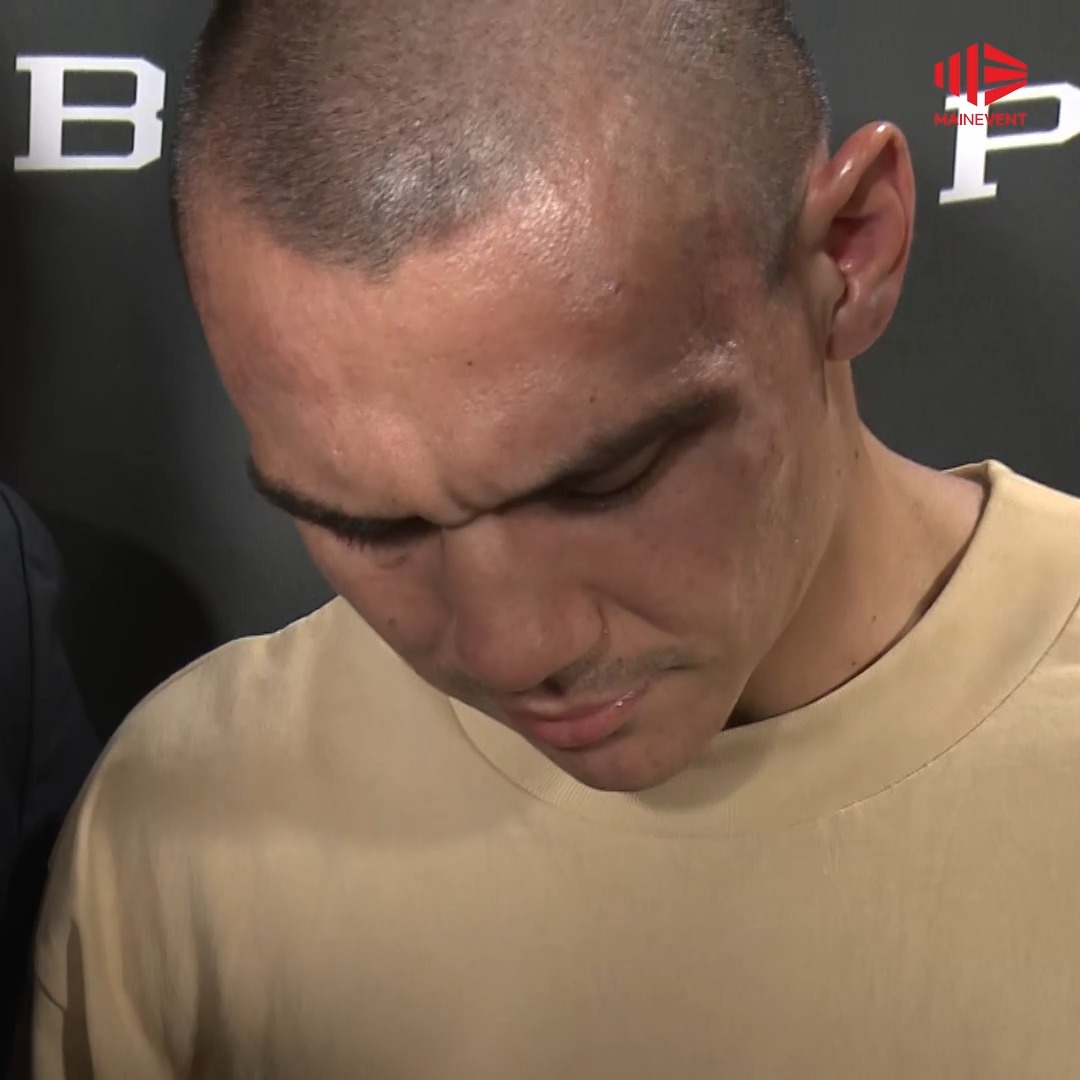"What the f*** just happened?" Tim Tszyu speaks on his 3rd round TKO loss to Bakhram Murtazaliev.