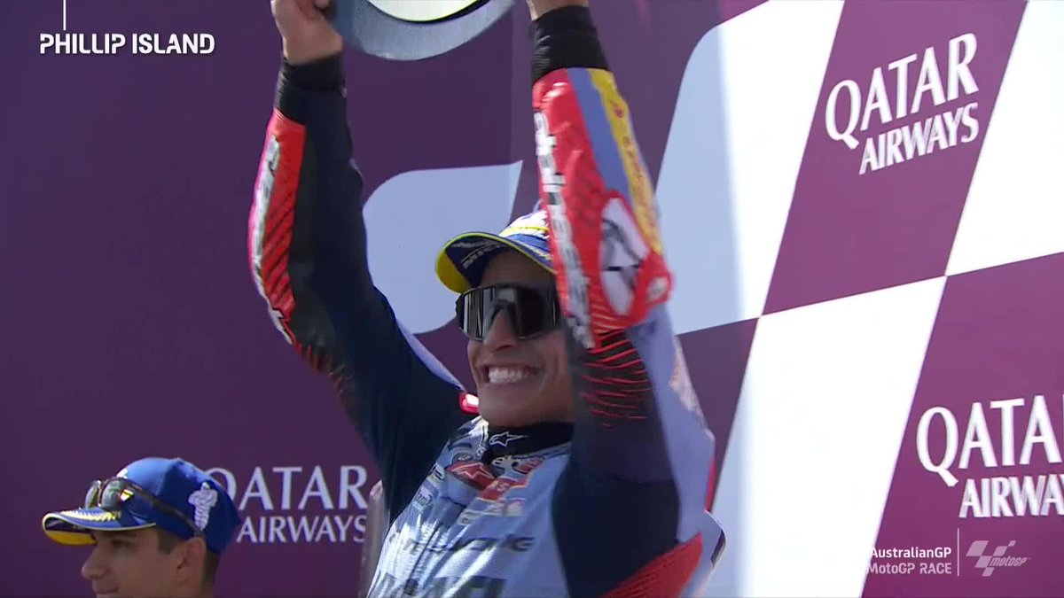 Victory in the Australian sunshine for the fourth time in the premier class! 🥇 #AustralianGP 🇦🇺