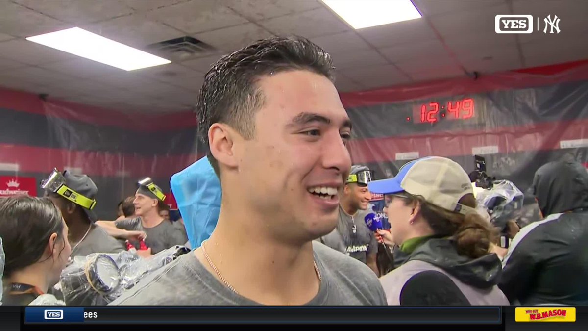 "It's awesome, but we're going to win." - Anthony Volpe to Meredith Marakovits when asked if his dreams of getting to a World Series match reality Gotham Sports