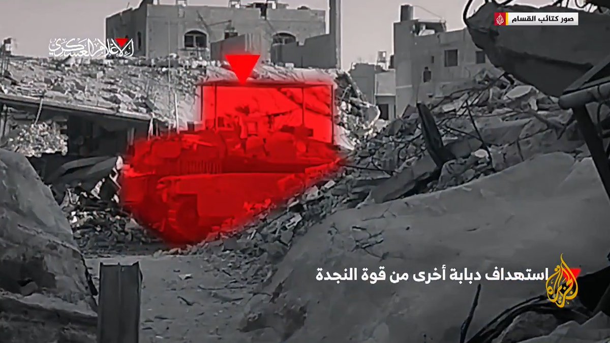 مشاهد بثتها كتائب القسام لما قالت إنها لاشتباكات عنيفة مع جيش الاحتلال في مخيم جباليا شمالي قطاع #غزة #حرب_غزة #الأخبار