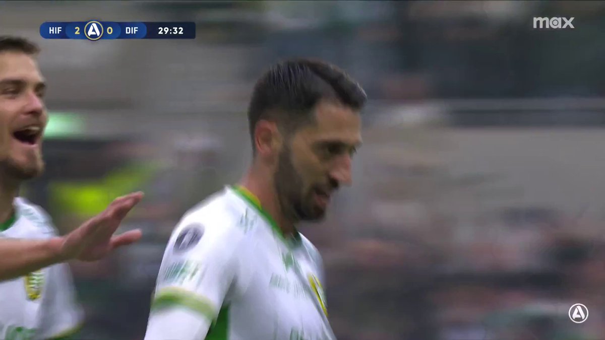 Nahir Besara placerar in bollen i krysset! 🟢 2-0 Hammarby mot Djurgården. 📲 Se matchen på Max