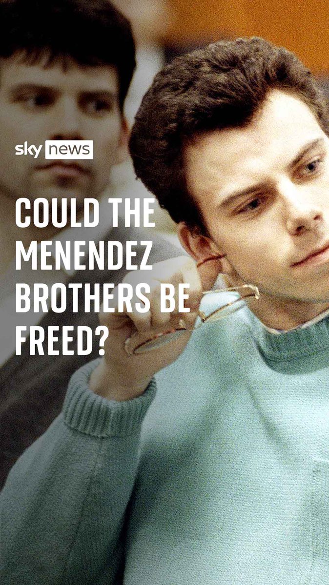 ⛓️ Brothers Lyle and Erik Menendez are serving life in prison without parole for the shotgun murders of their father and mother - Jose and Kitty Menendez. Sky's Francesca Casonato details ‘new evidence’ that could help them get a retrial ⬇️ 🔗