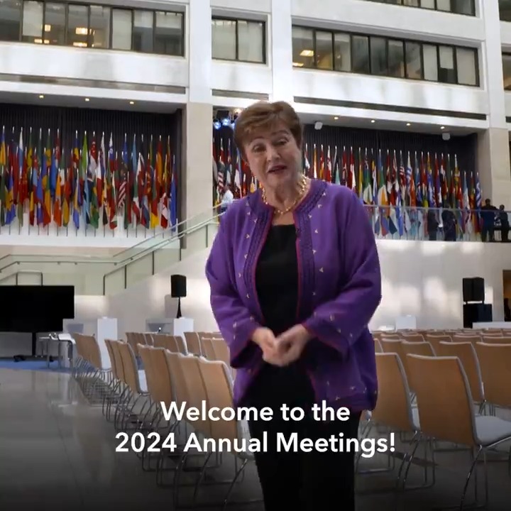 We're all set to host our 191 member countries at the #IMFMeetings! It’s time to come together and focus on the actions we can take for a stronger and fairer world economy. Welcome!