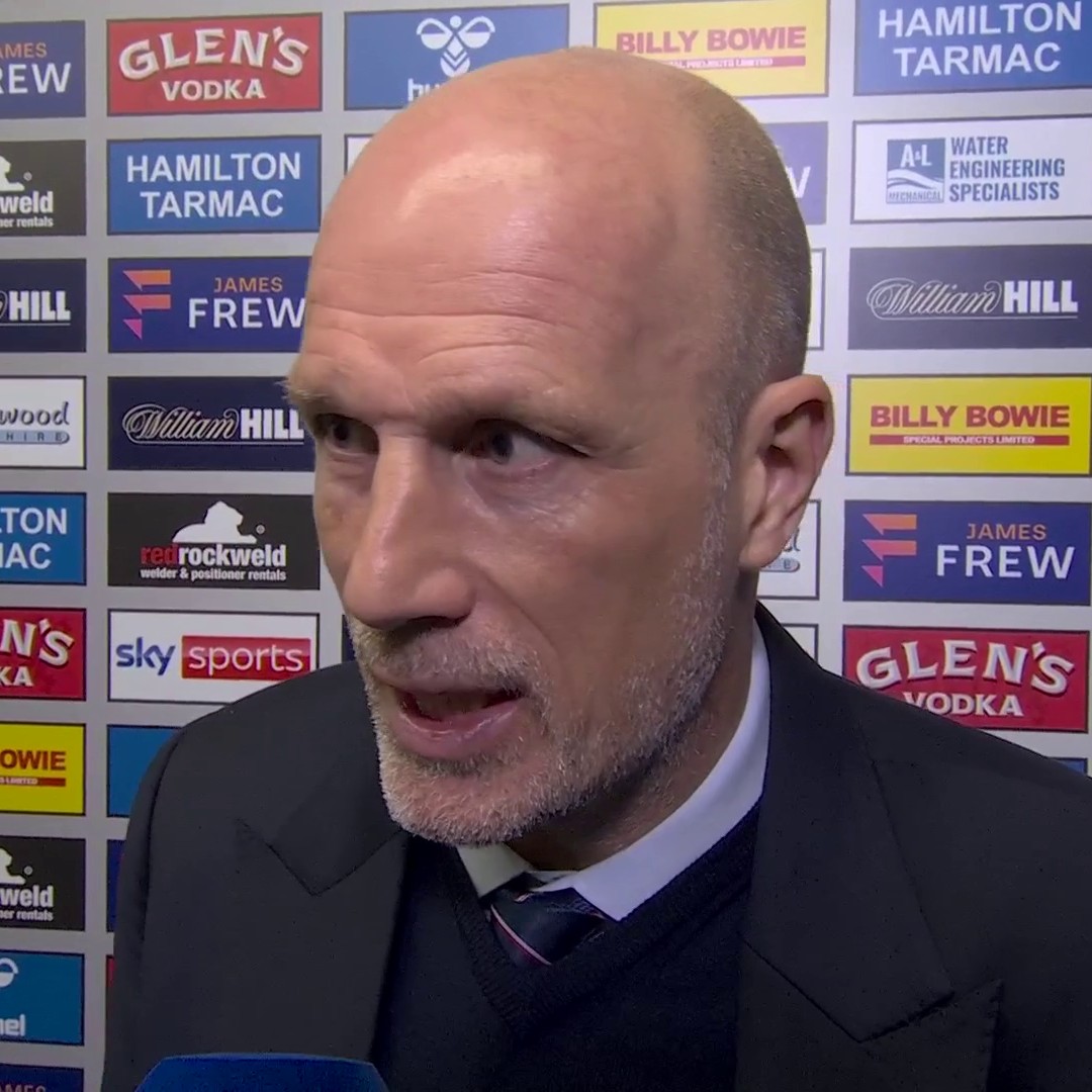 “Jack [Butland] is a little bit in no man's land in that moment” 🧤 Philippe Clement speaks after his side’s loss to Kilmarnock at Rugby Park ⤵️