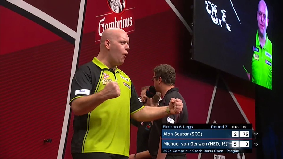 MVG SEALS IT IN STYLE! ๐ณ๐ฑ Michael van Gerwen piles in a sensational 143 checkout to wrap up an emphatic 6-2 victory against Alan Soutar in the last 16! Dominant from the Dutchman! ๐ Damon Heta v Luke Littler ๐บ | #ET13