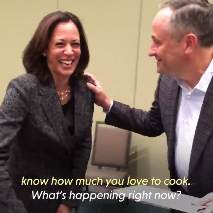 This will forever be the best birthday surprise I pulled off. Happy birthday to our next president, Kamala Harris!