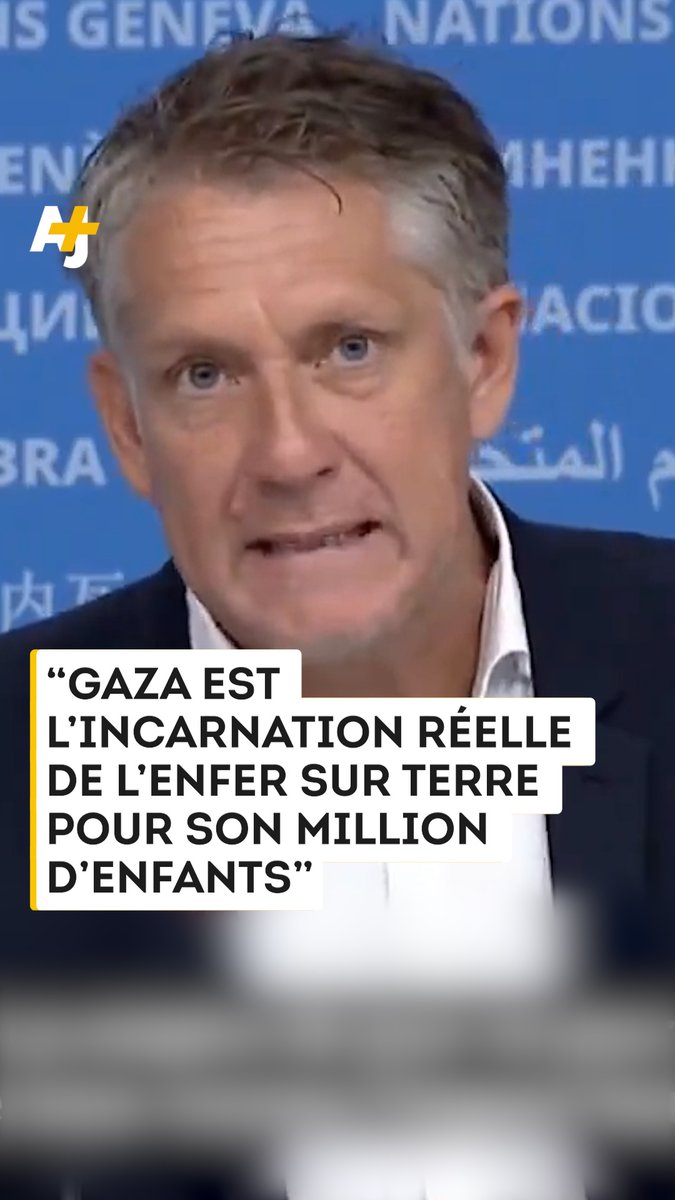 “Gaza est l’incarnation réelle de l’enfer sur Terre pour son million d’enfants” : le porte-parole de l’UNICEF, James Elder, alerte sur la situation à Gaza, où environ 35 à 40 enfants sont tué·es chaque jour.