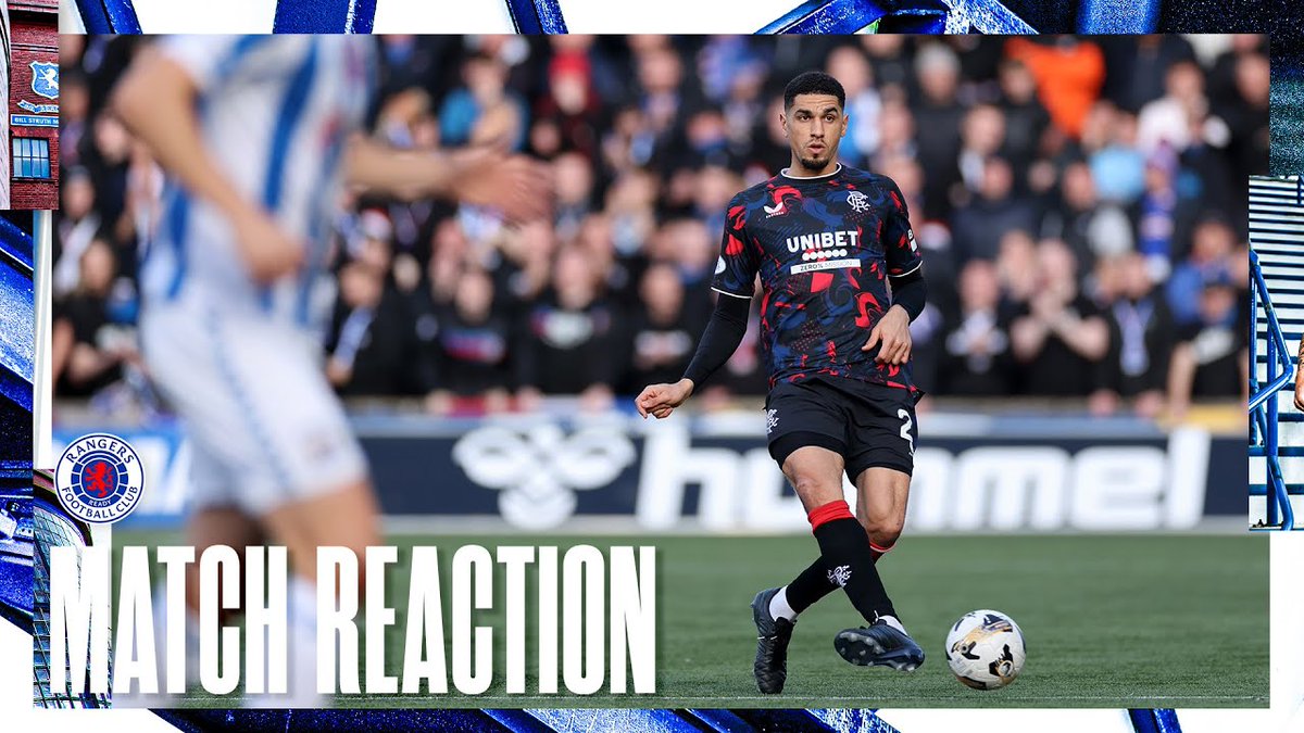 ๐๏ธ Leon Balogun spoke to RangersTV after todayโs match against Kilmarnock.