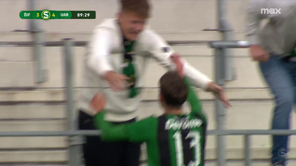 "Det är helt otroligt!" 🗣 Olle Edlund gör 4-3 för Varbergs BoIS minuten efter Östers kvittering! 👀 📲 Se matchen på Max