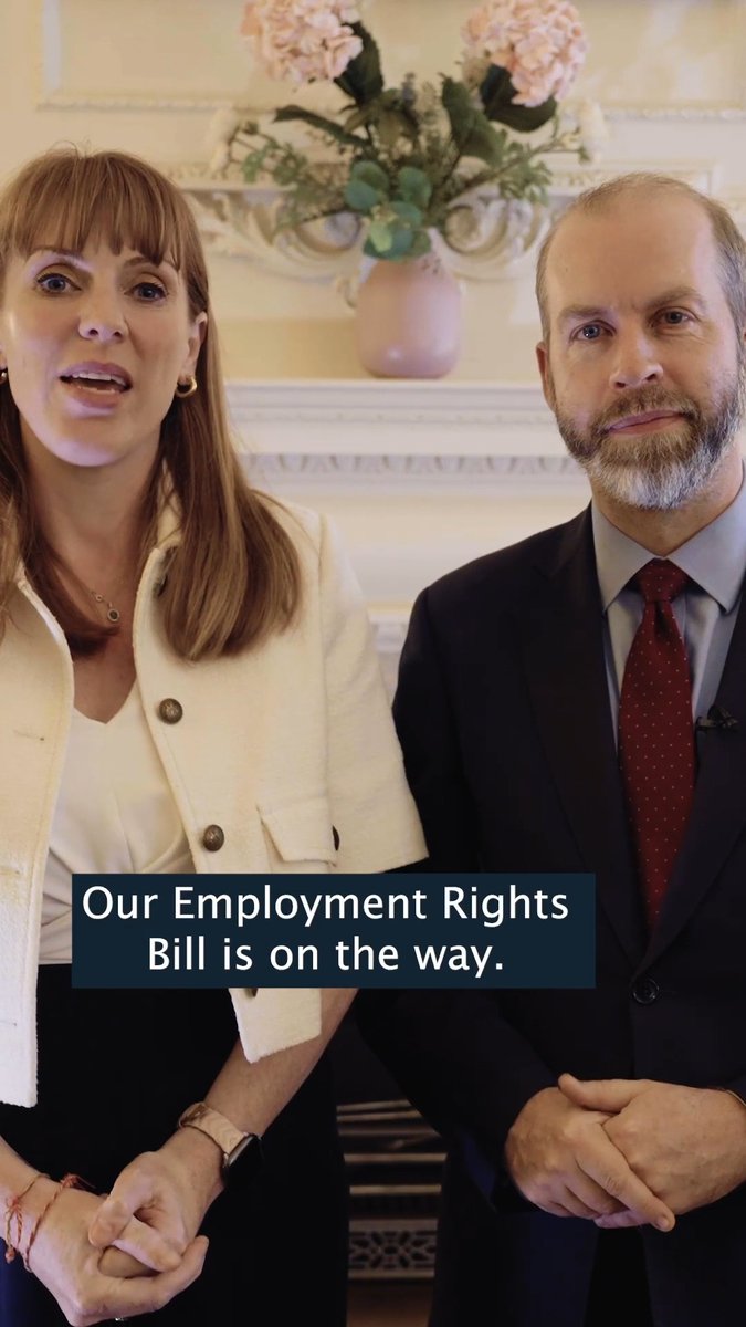 Our Employment Rights Bill is on the way. It will make work pay for both businesses and workers.