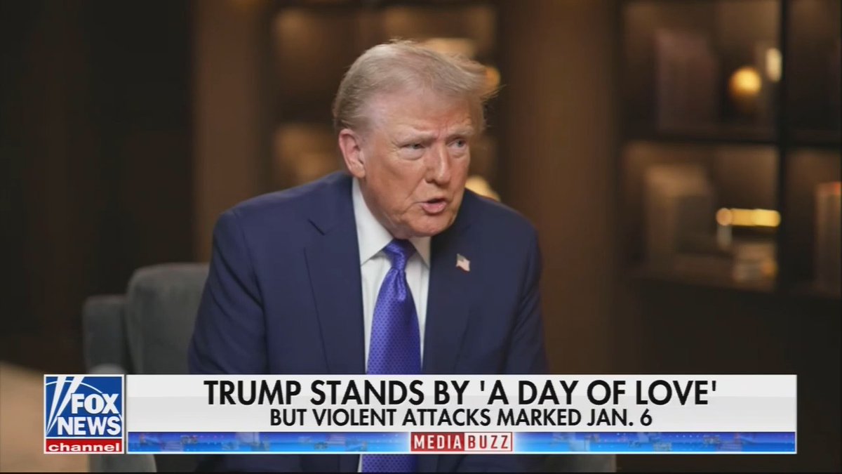 Q: You called January 6 a day of love. Americans found it a dark and tragic day Trump: That was by far the biggest crowd I ever spoke to. They went down to the Capitol to protest a rigged election. There was a beauty to it and a love to it