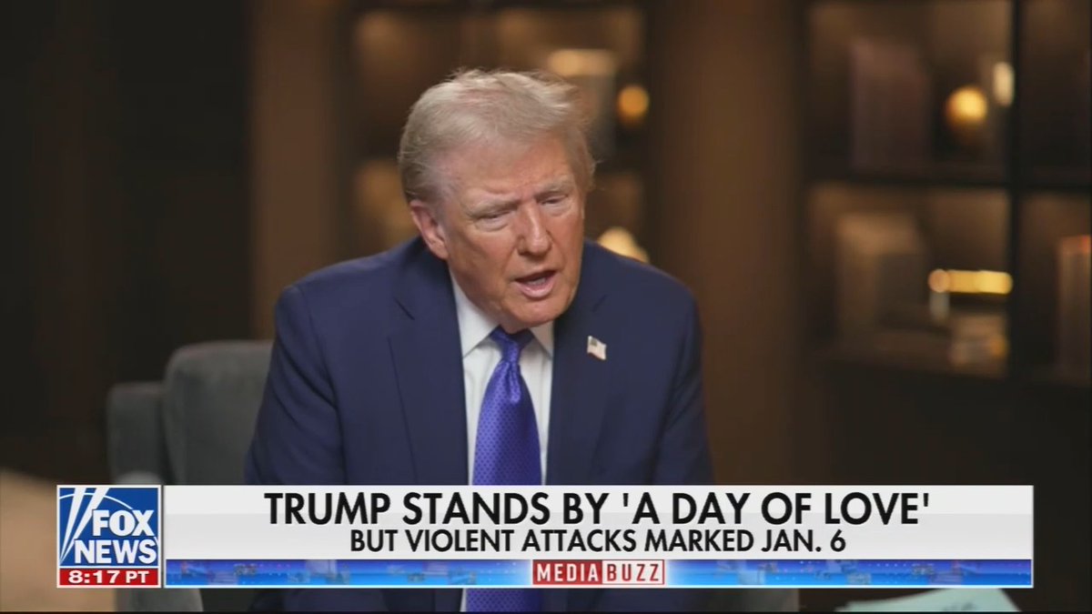 Q: So you’re comfortable calling January 6 a ‘day of love’? Trump: They protested an election. They had a right to