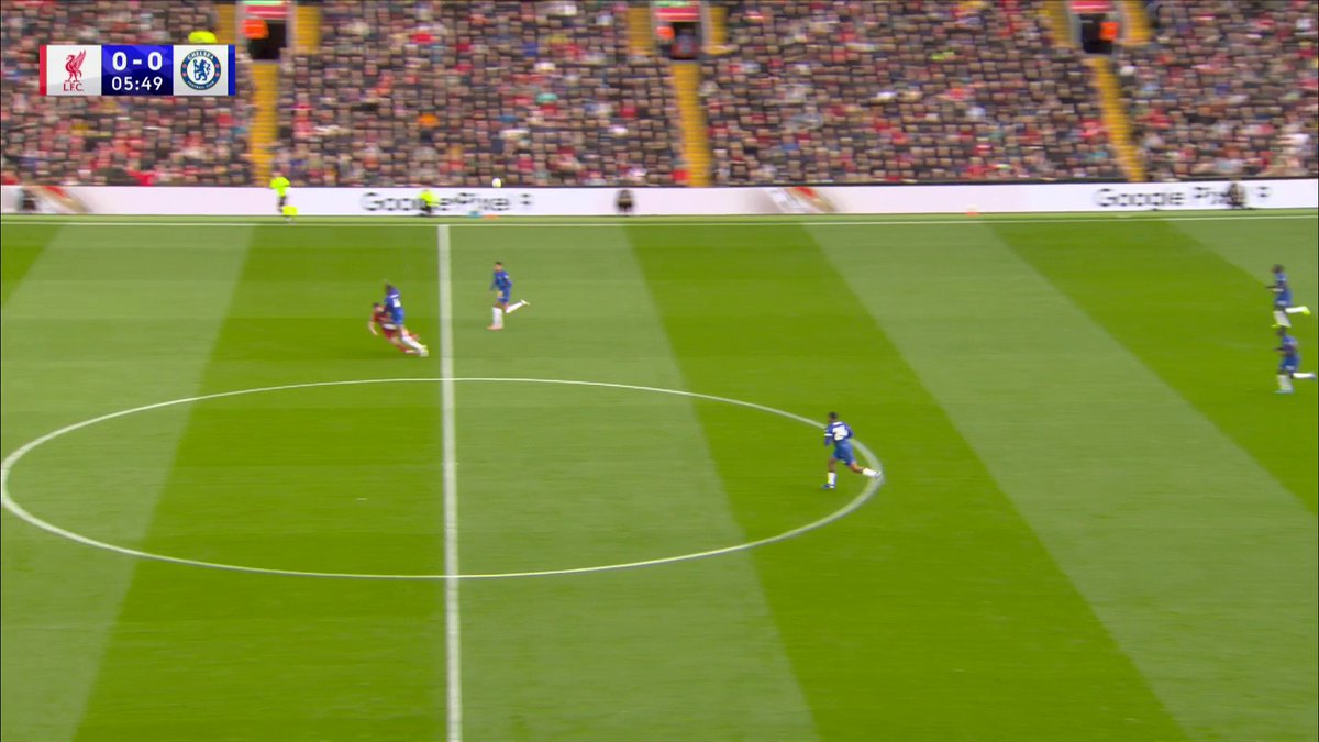 Was Tosin lucky to not see red here? 🧐