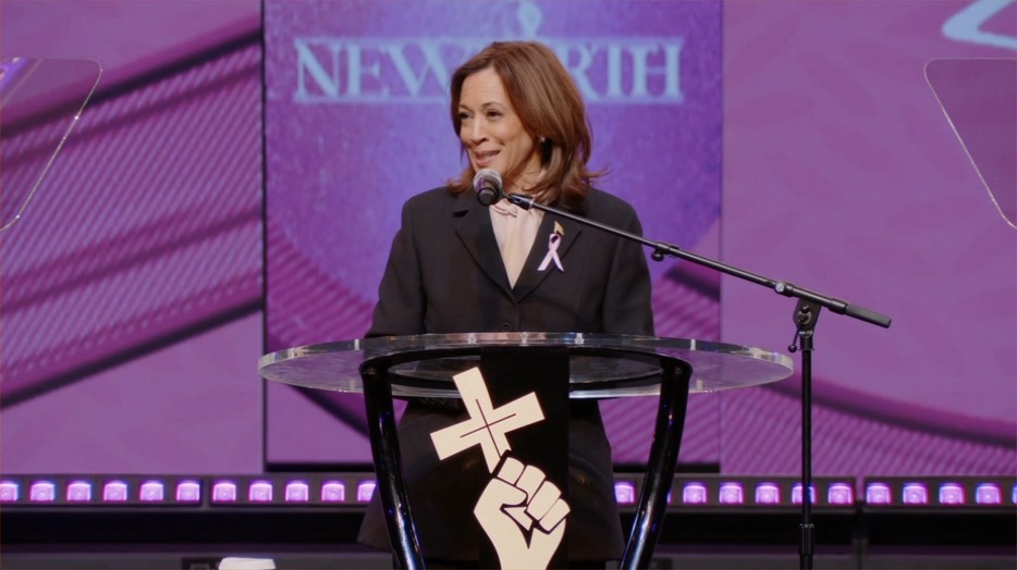 Vice President Harris attends Sunday church service in Georgia: “When we shine the light in moments of darkness, it will guide our feet into the path of peace. And let us remember that while weeping may endure for a night, joy cometh in the morning”